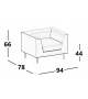 Cube Luxy Fauteuil