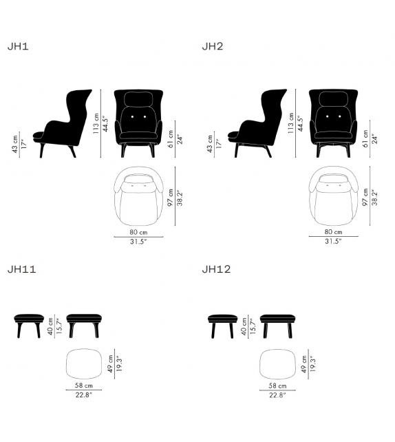 Ro Fauteuil Fritz Hansen