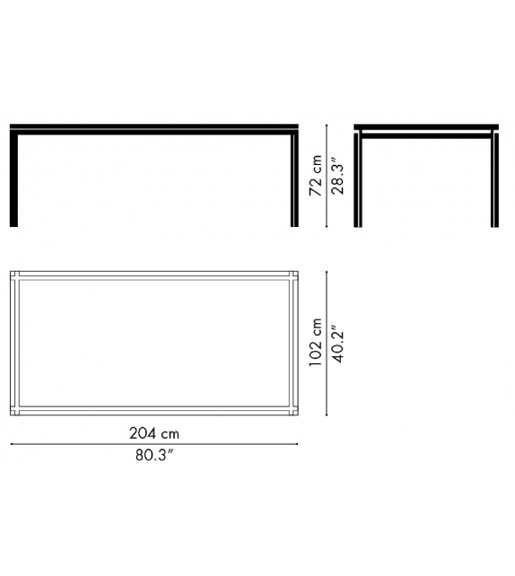 PK51 Fritz Hansen Table