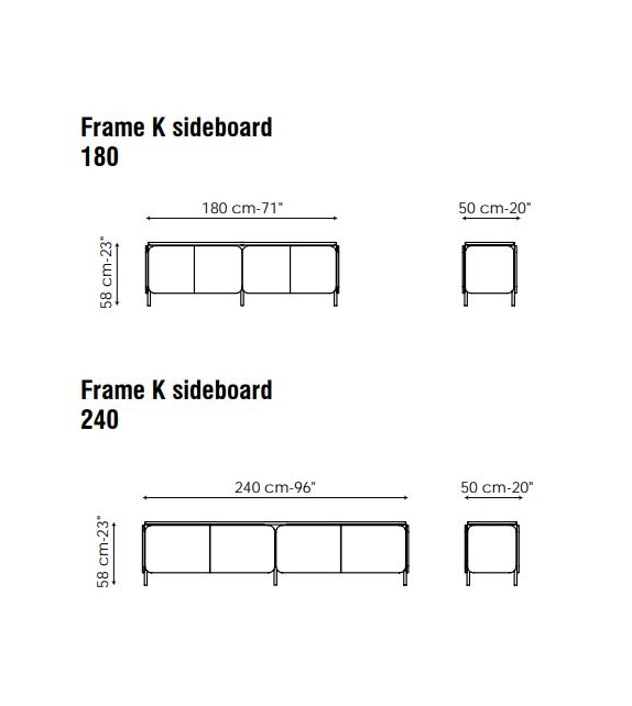 Frame Sideboard K Bonaldo Buffet
