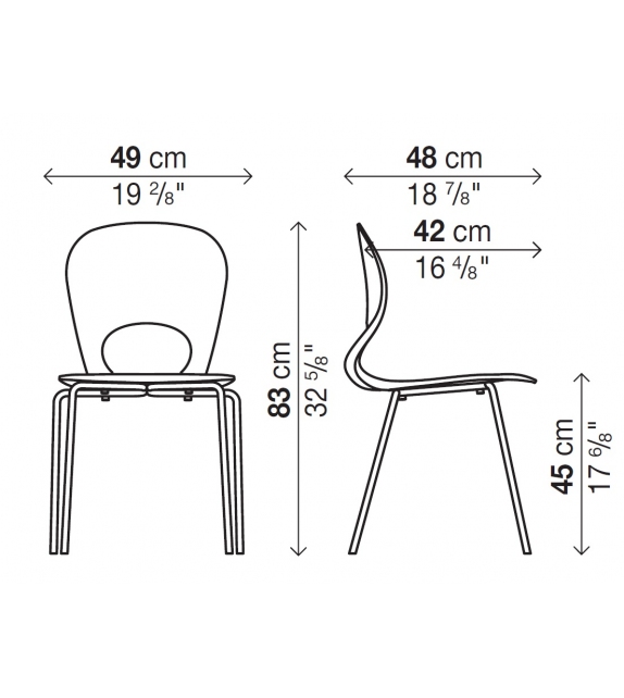 Pikaia Kristalia Chaise