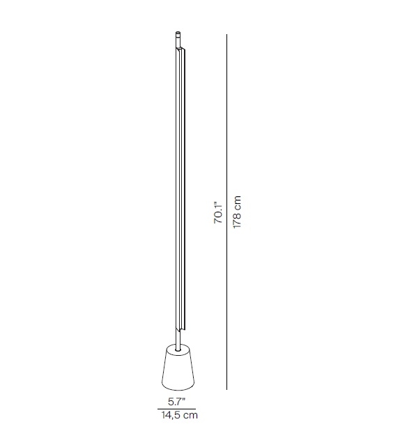 Compendium Luceplan Floor Lamp