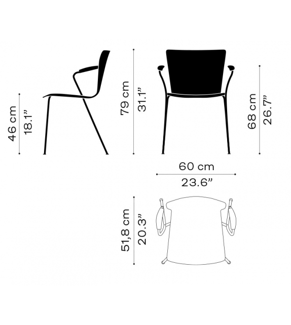 Vico Duo Fritz Hansen Armchair