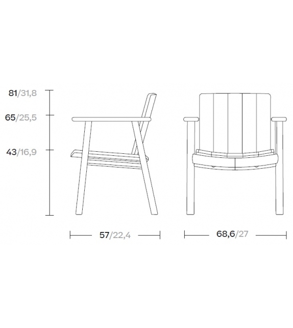 Riva Kettal Dining Chair