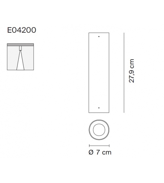 e04 Luceplan Plafonnier