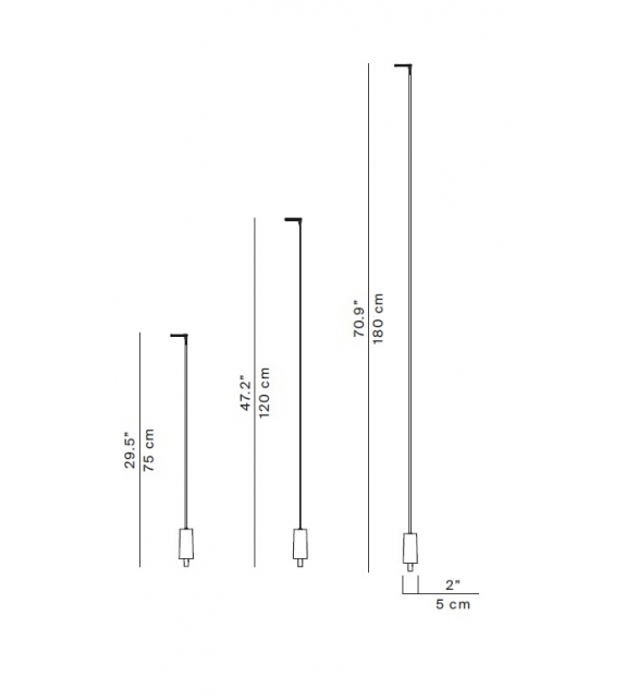 Flia Luceplan Lampadaire