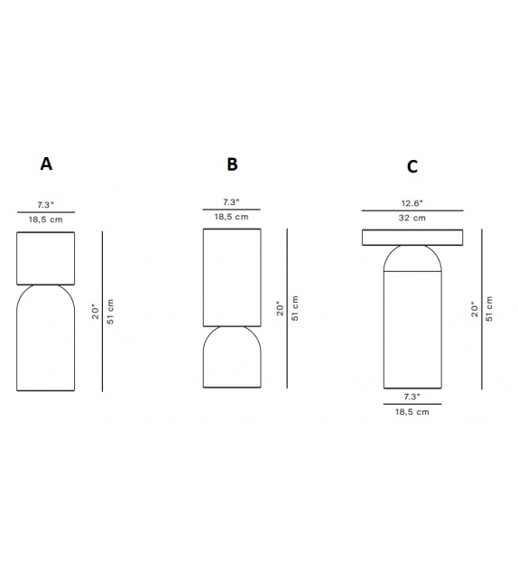 Nui Luceplan Floor Lamp