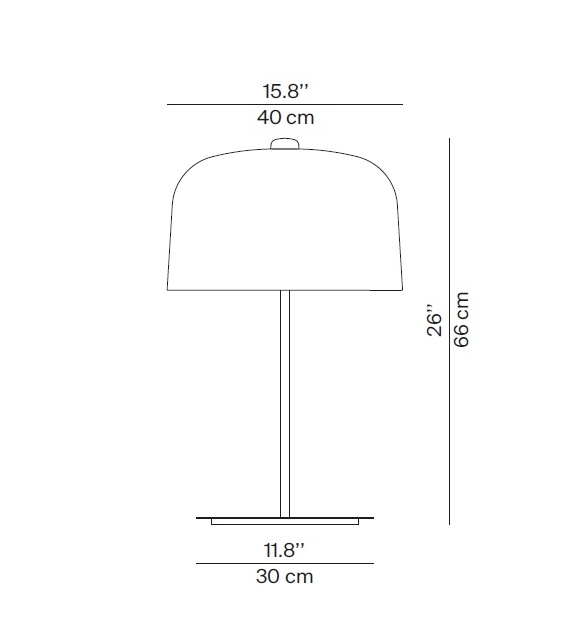 Zile Luceplan Lampe De Table