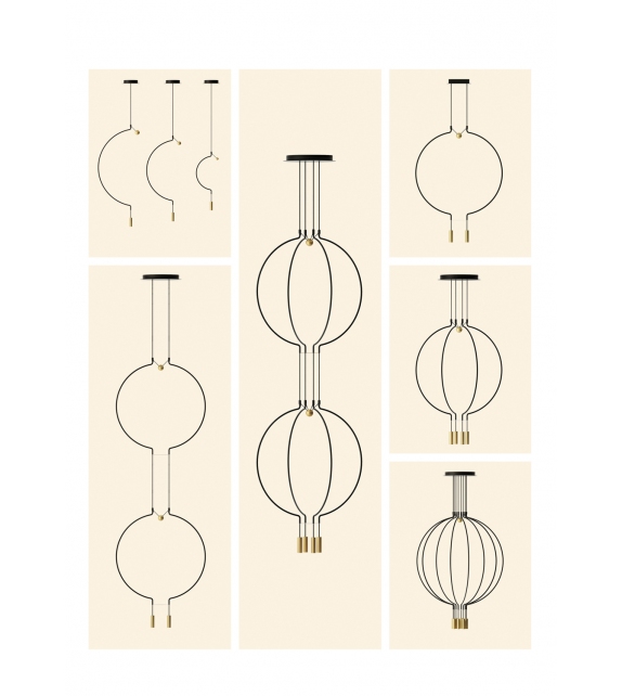 Liaison Axo Light Lampada a Sospensione