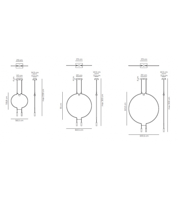 Liaison Axo Light Lampada a Sospensione