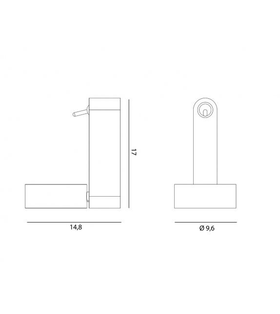 Toggle Martinelli Luce Lampada da Parete