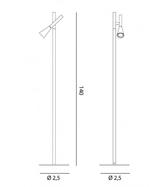 Colibrì Martinelli Luce Floor Lamp