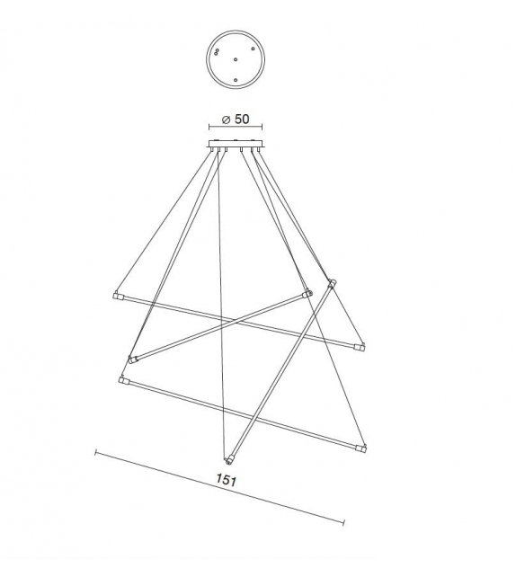 Shanghai Martinelli Luce Pendat Lamp