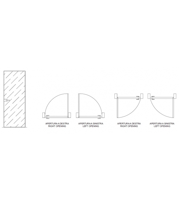 Como Doppio Viva Swing Door