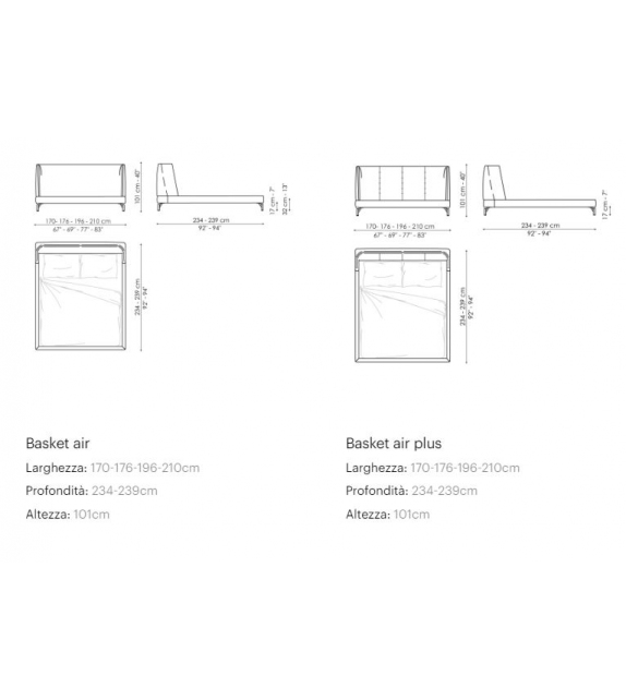 Basket Air Bonaldo Bed - Milia Shop