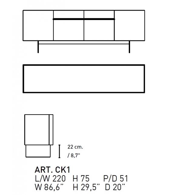 Sideboard Kubit Alivar