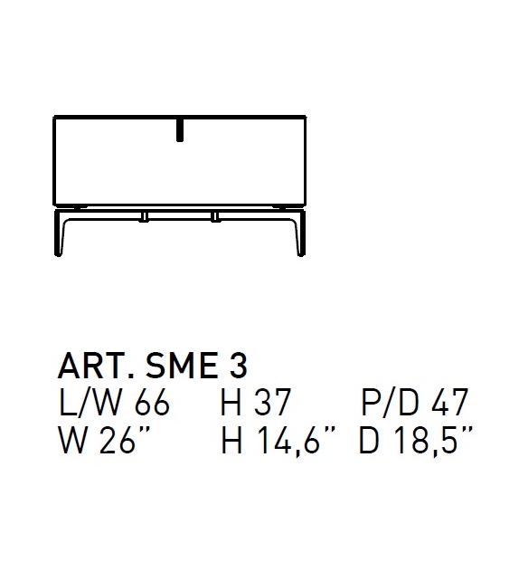 Kube Alivar Table de Chevet