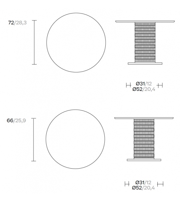 Mesh Kettal Table