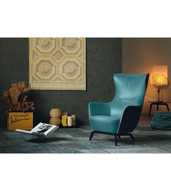 Mamy Blue Fauteuil Pivotant Poltrona Frau