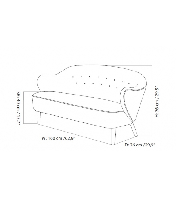 Ingeborg Sofa By Lassen