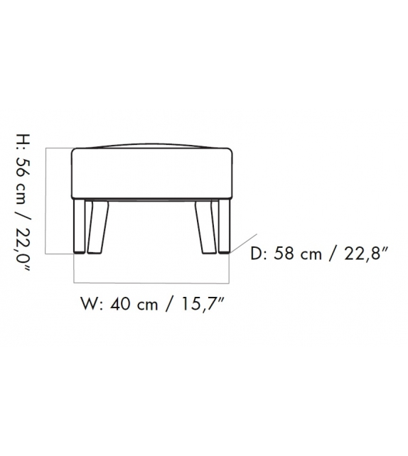 My Own Chair Otomano By Lassen