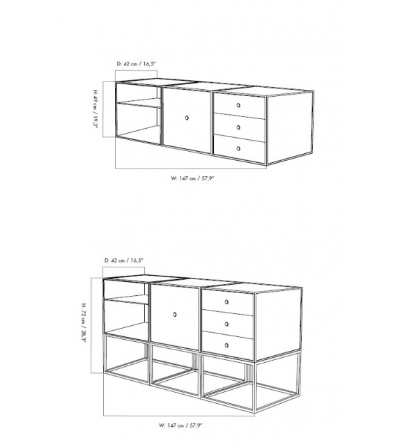 Frame 49 Trio By Lassen Madia