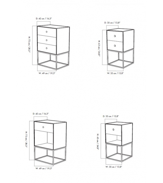 Frame 49 By Lassen Table De Chevet