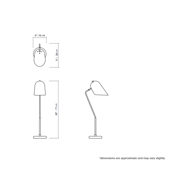Cliff 03 Lambert&Fils Table Lamp