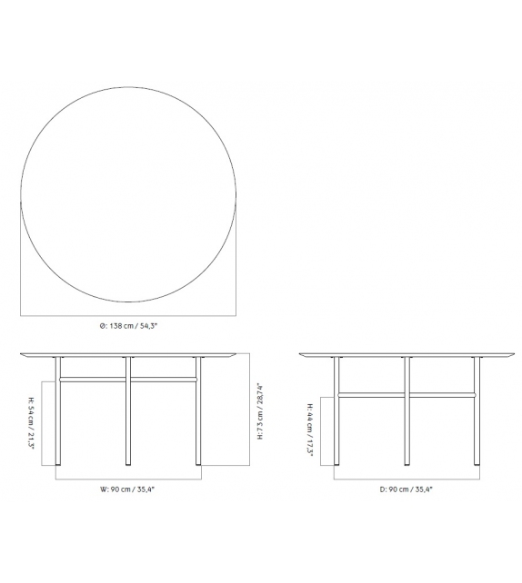 Snaregade Round Menu Runder Tisch