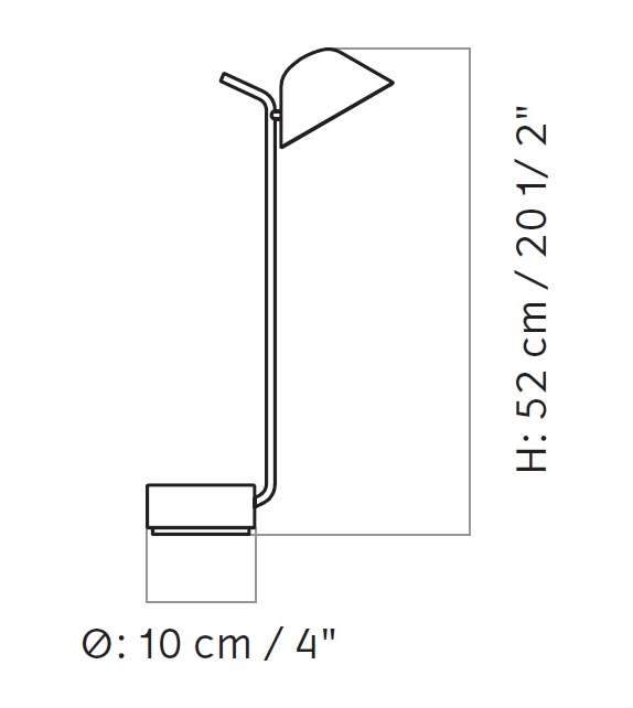 Peek Menu Lampe de Table