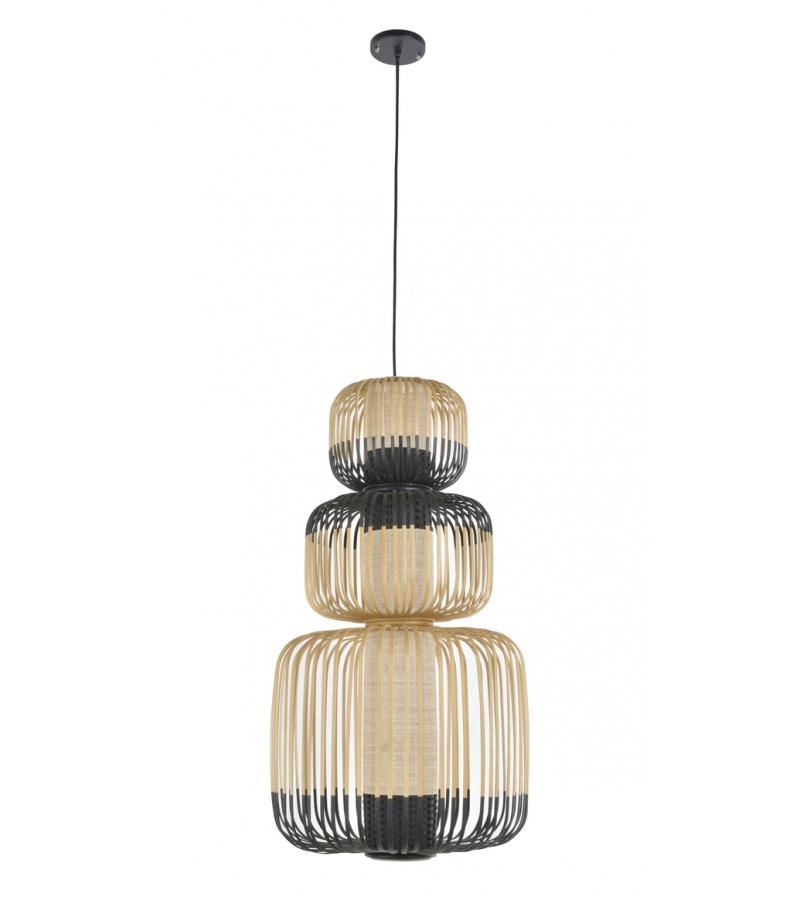 Bamboo 3 Lights Forestier Pendant Lamp