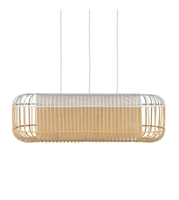 Bamboo Oval Forestier Pendant Lamp
