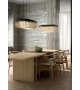 Bamboo Oval Forestier Pendant Lamp