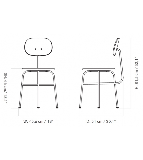 Afteroom Plus Menu Chair