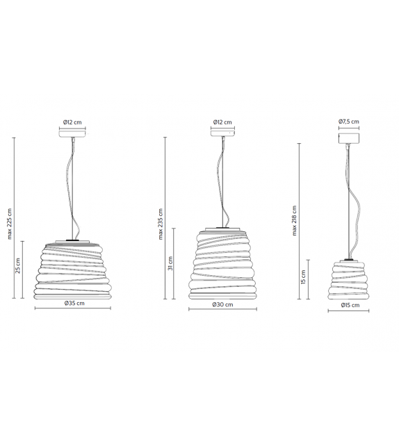 Bibendum Karman Lampada a Sospensione