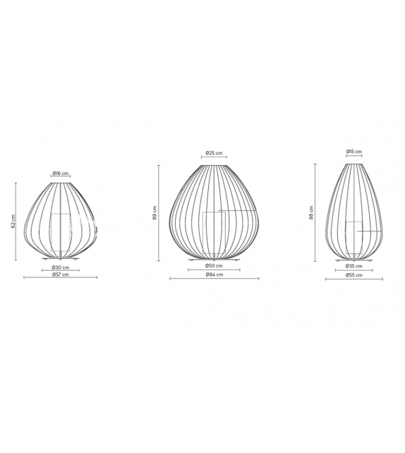 Cell Outdoor Karman Lampada da Terra