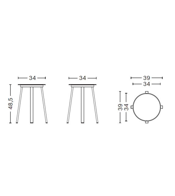 Revolver Hay Tabouret