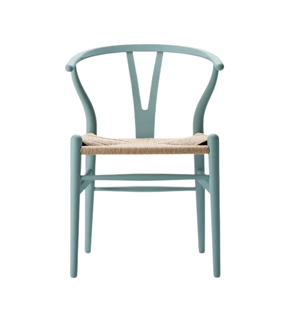 CH24 Blue Wishbone Carl Hansen & Søn Chaise