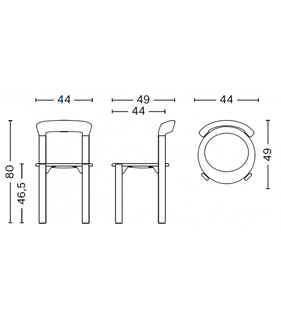 Rey Hay Chaise Rembourrée