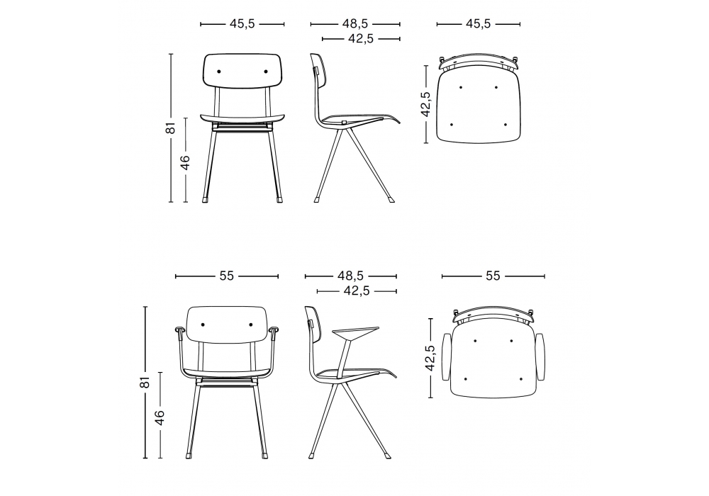 専門店では Mai☆さま専用 HAY RESULT CHAIR 2脚セット exprealty.ca