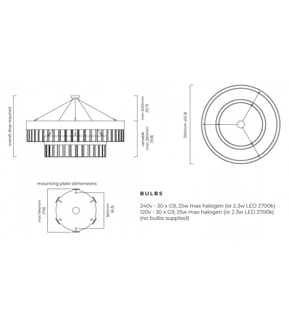 Solaris CTO Lighting Pendant Lamp