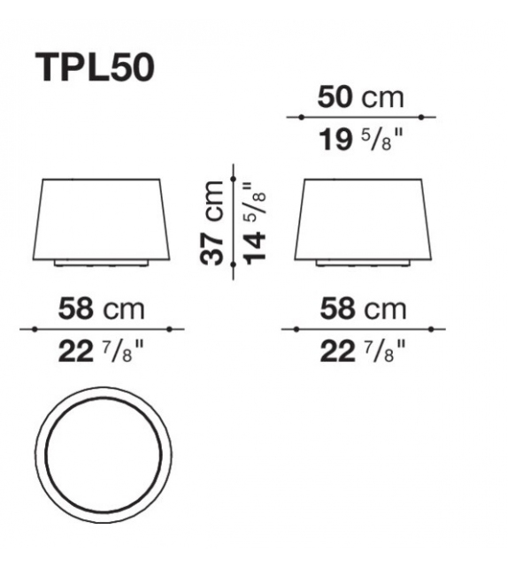 Listo Para Entregar - Planck B&B Italia Mesita - Milia Shop