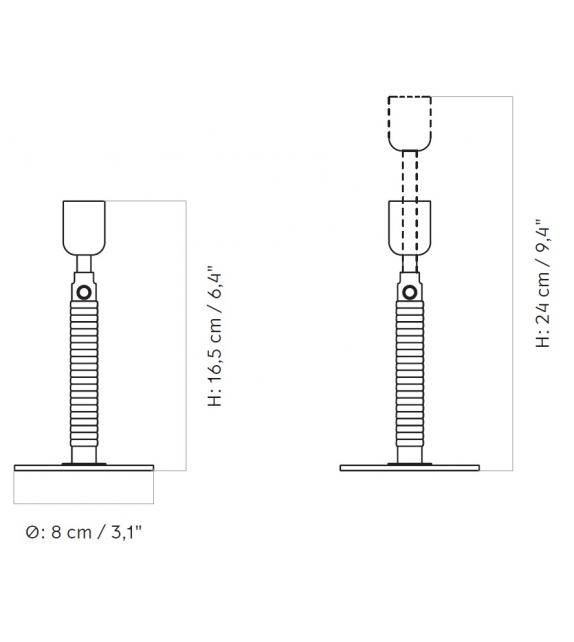 Duca Menu Candle Holders