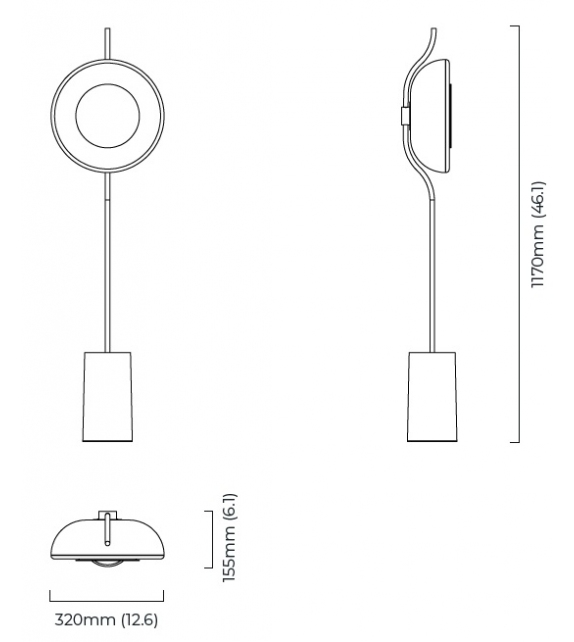 Pendulum CTO Lighting Làmpara De Pie