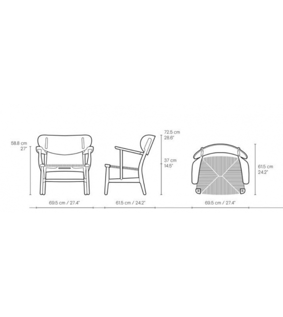 CH22 Carl Hansen & Søn Butaca