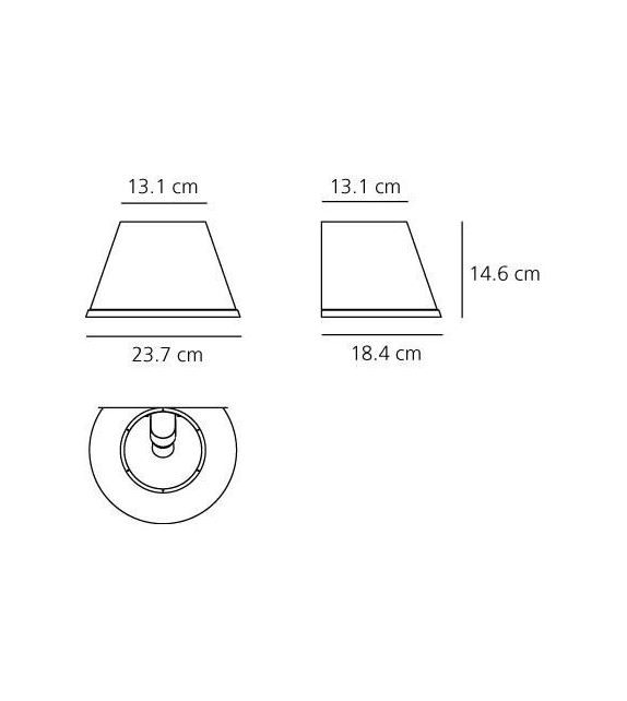 Choose IP 23 Artemide Wall Lamp