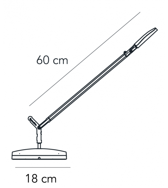 Demi Volée Fontana Arte Lámpara de Mesa