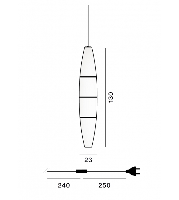 Havana Foscarini Outdoor Pendant Lamp