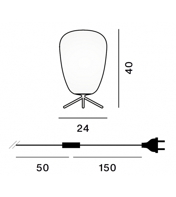 Rituals 1 Foscarini Lámpara de Mesa