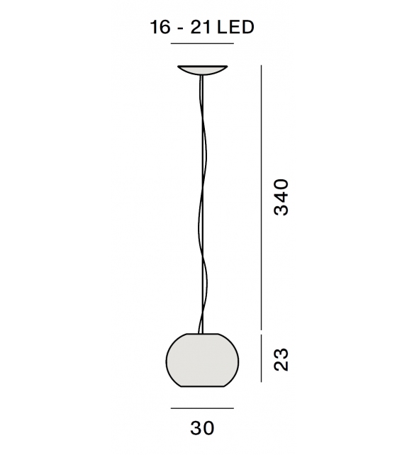 Buds 3 Foscarini Lampada a Sospensione